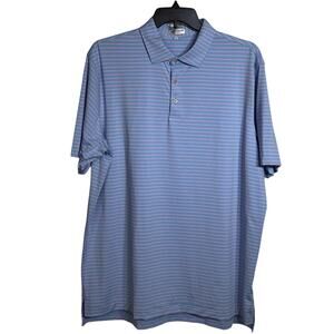 Peter Millar Performance Polo shirt, blue XXL $105